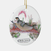 スモークサーモンの魚、贅沢なfernandes セラミックオーナメント (右)