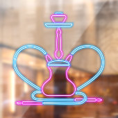 スモークショップネオンフェイク看板フーカパイプ ウィンドウサイン (シート2)