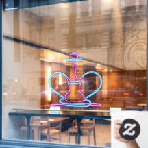 スモークショップネオンフェイク看板フーカパイプ