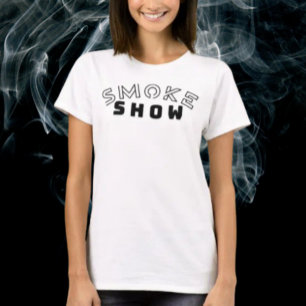 スモークショータイポグラフィシャツ Tシャツ