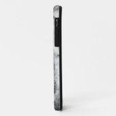 スモークストリークブラックホワイト大理石仕上げ Case-Mate iPhoneケース (裏面/左)