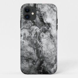スモークストリークブラックホワイト大理石仕上げ iPhone 11 ケース