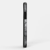 スモークストリークブラックホワイト大理石仕上げ Case-Mate iPhoneケース (裏面/右)