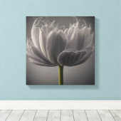 スモークチューリップ キャンバスプリント (インサイチュ (ウッドフロア))