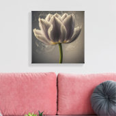 スモークチューリップ キャンバスプリント (インサイチュ (リビング))
