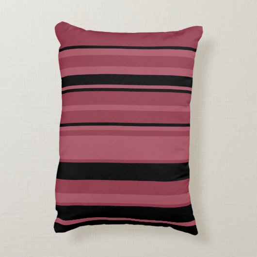 スモークトパーズとブラックストライプ アクセントクッション (裏面(縦))
