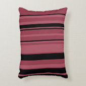 スモークトパーズとブラックストライプ アクセントクッション (正面(垂直))