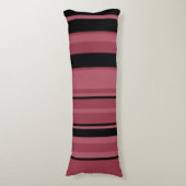 スモークトパーズとブラックストライプ ボディピロー (正面縦)