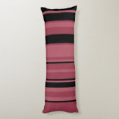 スモークトパーズとブラックストライプ ボディピロー (裏面 (縦))