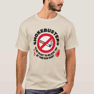 スモークバスターズ・喫煙・ロゴ Tシャツ