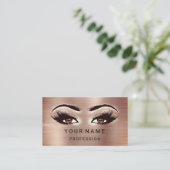 スモークバラメイクミニマル・ブラウン 名刺 (スタンド正面)