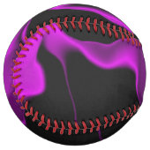 スモークパープルとブラック ソフトボール (正面左)