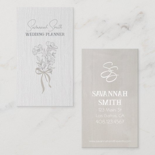 スモークフローラ名刺 名刺 (正面/裏面)