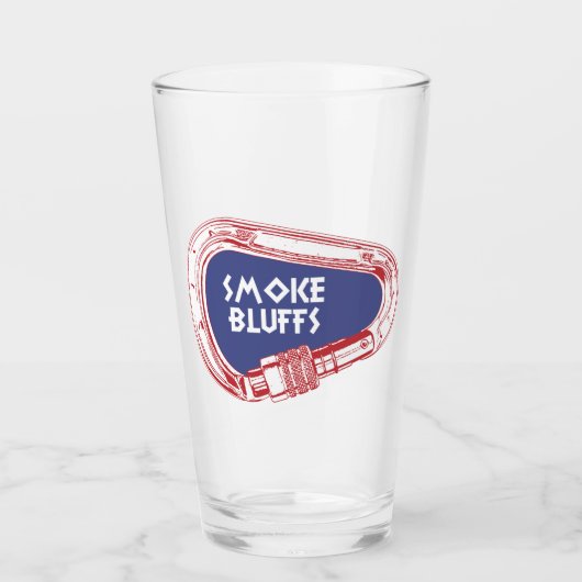 スモークブラフス登山カラビナー タンブラーグラス (正面)