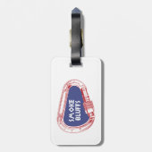 スモークブラフス登山カラビナー ラゲッジタグ (裏面縦)