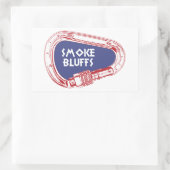 スモークブラフス登山カラビナー 長方形シール (バッグ)