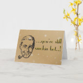 スモークホットマンパイプ記念日レトロ カード (黄色い花)