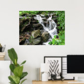 スモークマウンテンの滝2 ポスター (ホームオフィス)