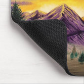 "スモークマウンテンイーグルズ"風光明媚なアートマウスパッド マウスパッド (コーナー)