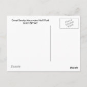 スモークマウンテンウォーターフォールII ポストカード (裏面)