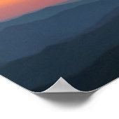 スモークマウンテンサンセット ポスター (角)