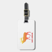 スモークマウンテンズエルク ラゲッジタグ (正面縦)