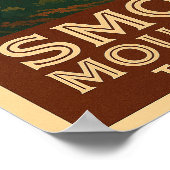 スモークマウンテンズナショナルパークテネシーのポスター ポスター (角)