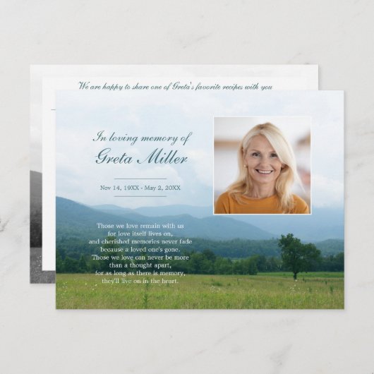 スモークマウンテンズメモリアルはがき 案内ポストカード (正面/裏面)