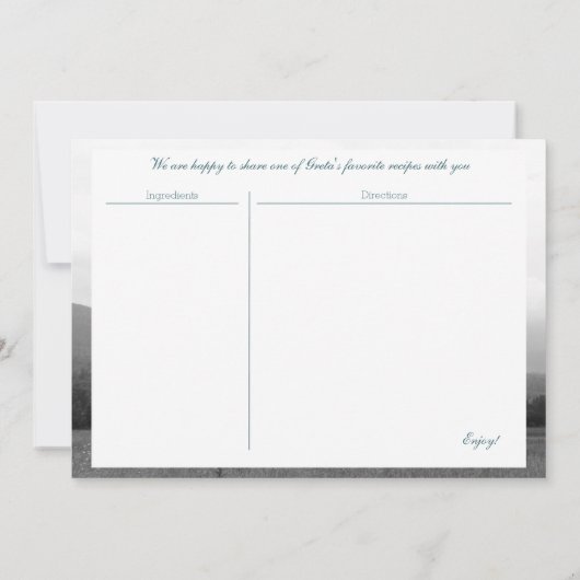 スモークマウンテンズメモリアルカード 招待状 (裏面)