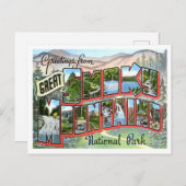 スモークマウンテンズヴィンテージ大文字葉書 ポストカード (正面/裏面)