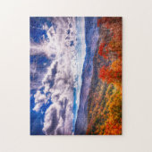 スモークマウンテンリバークリーク。 ジグソーパズル (縦)