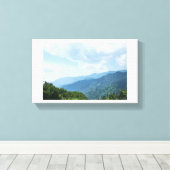 スモークマウンテン キャンバスプリント (インサイチュ (ウッドフロア))