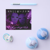 スモークマスクハローウィンパーティフライヤー チラシ (シングル)