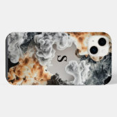 スモークモノグラムiPhoneケース iPhoneケース (裏面横)