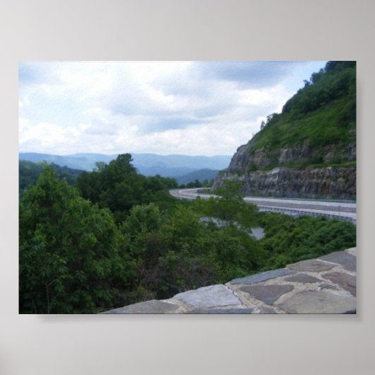 スモーク山の風光明媚な大草原 ポスター (正面)