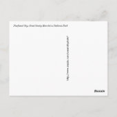 スモーク山素晴らしの国立公園 ポストカード (裏面)