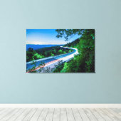 スモーク山脈 キャンバスプリント (インサイチュ (ウッドフロア))