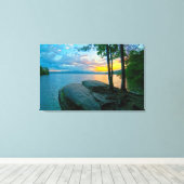 スモーク山脈 キャンバスプリント (インサイチュ (ウッドフロア))