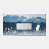 スモーク山脈 デスクマット (キーボード&マウス)
