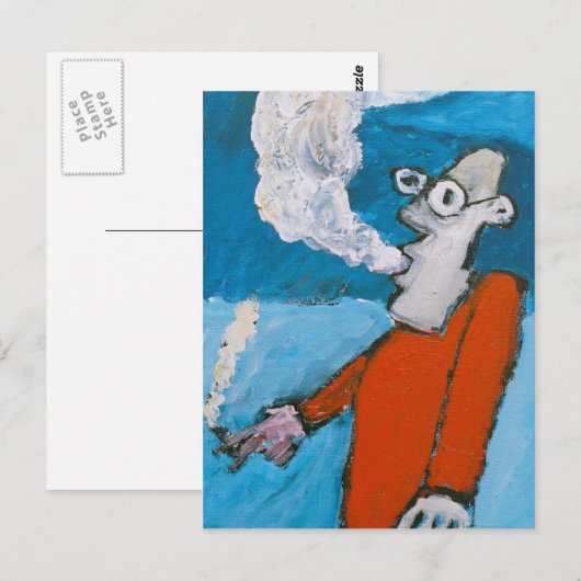 スモーク氏 ポストカード (正面/裏面)