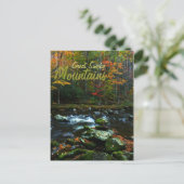 スモーク素晴らしの山々の秋 ポストカード (スタンド正面)