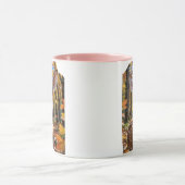 スモーク素晴らしの山々の鹿 マグカップ (中央)