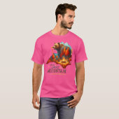 スモーク素晴らしの山々アクティブ Tシャツ (正面フル)
