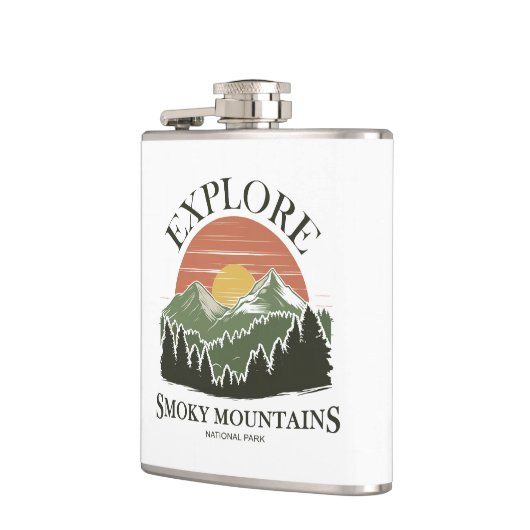 スモーク素晴らしの山々国立公園を探索 フラスク (左)