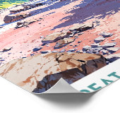 スモーク素晴らしの山々、風光明媚な国立公園 ポスター (角)