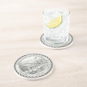 スモーク素晴らしの山のコイン コースター (側面)