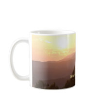 スモーク素晴らしの山の日の出