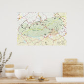 スモーク素晴らしの山国記念碑 ポスター (キッチン)