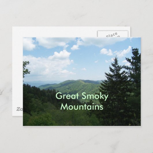 スモーク素晴らしの山 ポストカード (正面/裏面)