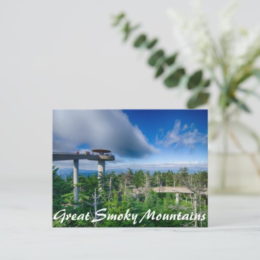 スモーク素晴らしの山 ポストカード (スタンド正面)